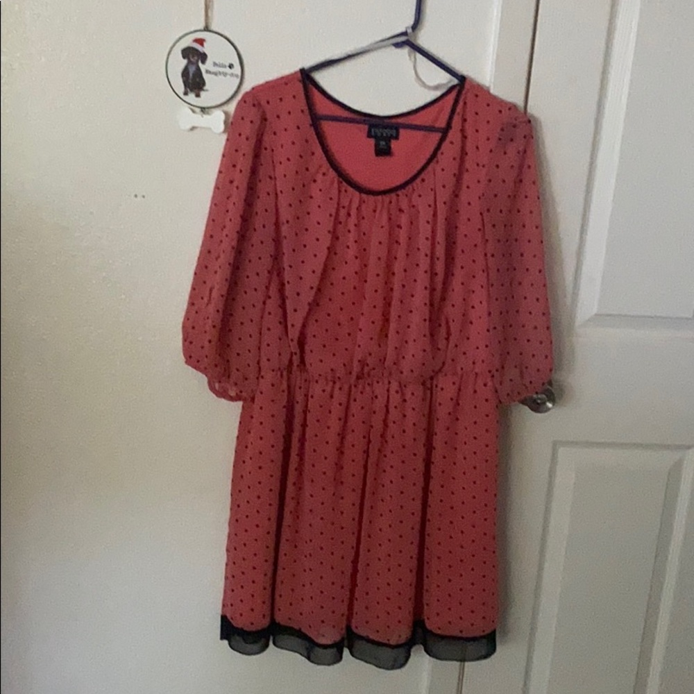 Coral dress